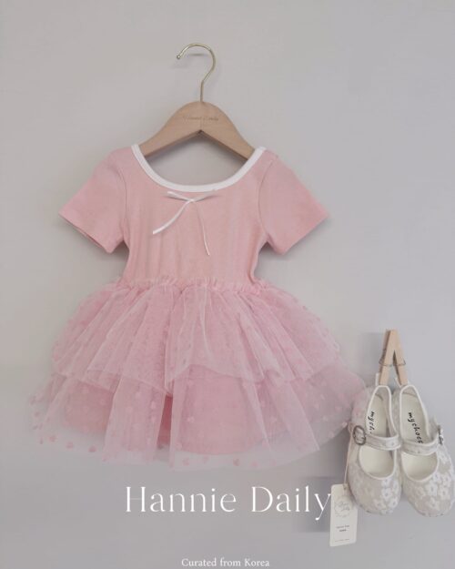 Ballet Heart Dress 愛心網紗洋裝